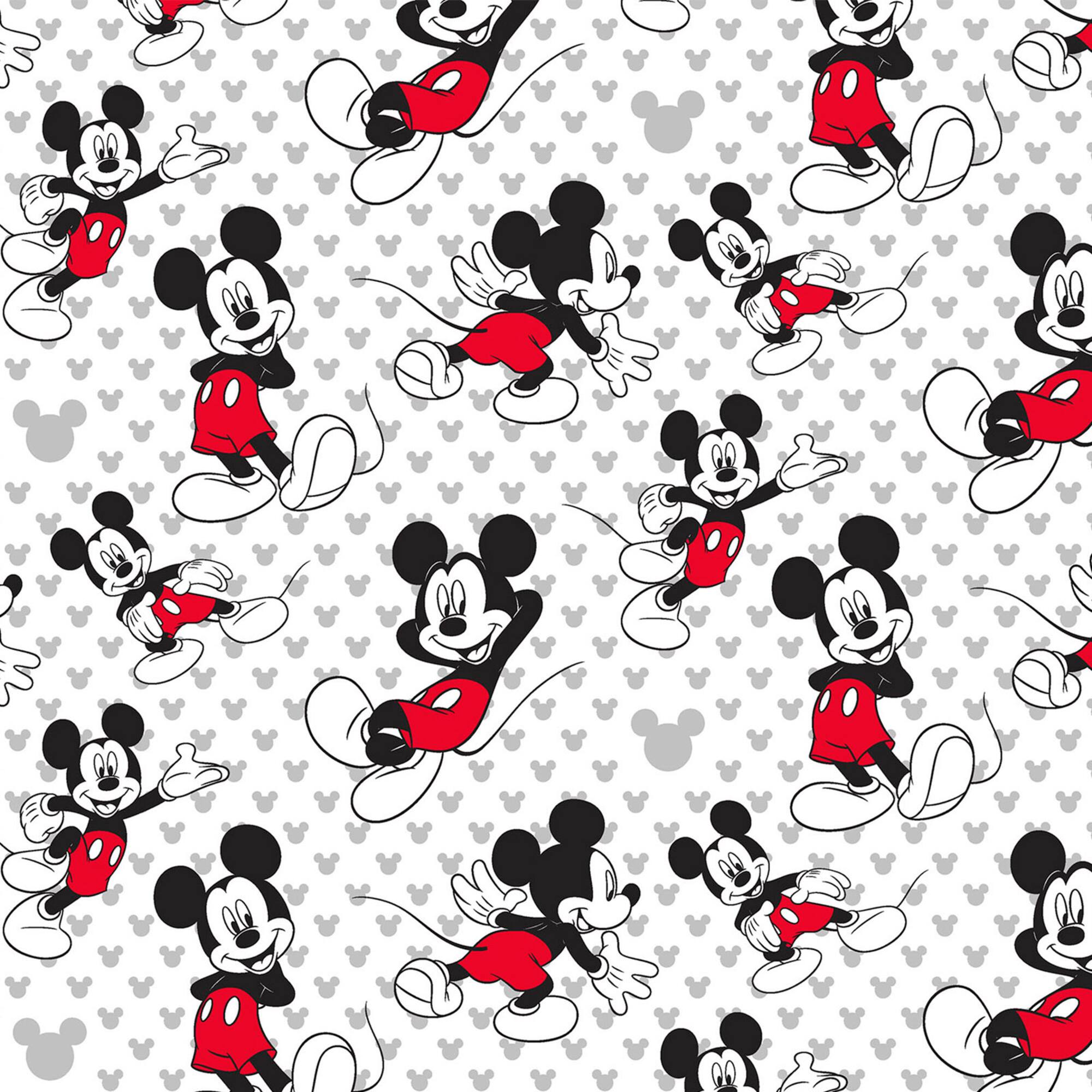 Disney® Relaxed Mickey Mouse Cotton Fabric